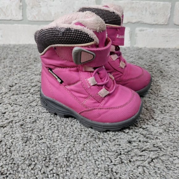 Kamik Other - Kamik Girl Toddler Pink WARM Winter Boots Size 7